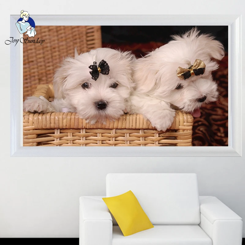 

JOY SUNDAY Diamond painting Diamond embroidery full square 5d 3d diy mosaic The Animal Partner decoration painting Home