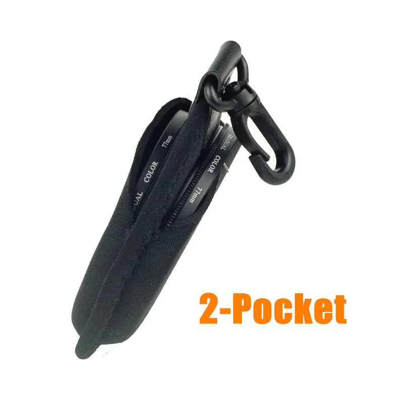 

Lens Filter Case 1 2 3 4 6 Pockets Wallet Protector Bag Camera Filter Wallet Lens Adapter Ring Storage Bag Case Pouch Holder