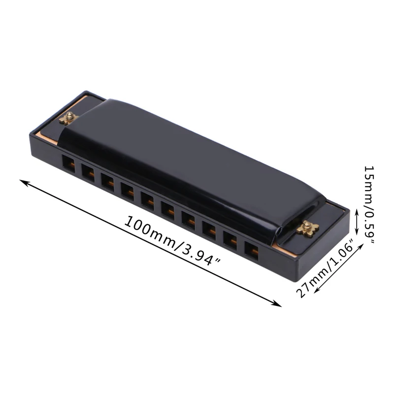 Губная гармоника 10 отверстий Gaita C Губная гармошка для детей, начинающих музыкальное образование подарок на день рождения