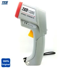Tes-1326s пистолет Тип инфракрасный термометр промышленный цифровой термометр инфракрасный термометр памяти данных и читать Функция