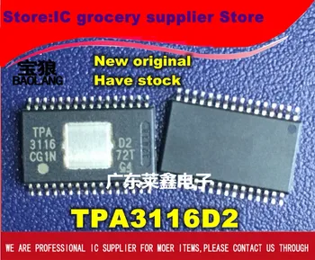 

Free Shipping 10pcs IC TPA3116D2 TPA3116 32-TSSOP 50W x 2 @ 4 Ohm 100% NEW