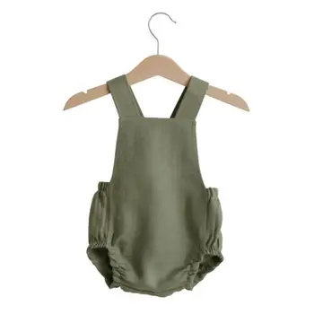 

2019 Newborn Toddler Baby Boy Girl Solid Color Romper Bodysuit Jumpsuit Sunsuit Clothes Sets 0-18M
