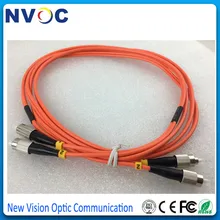 10 шт./лот, мм, 50/125, 62,5/125, дуплекс, 3 м, 3,0 мм, ПВХ куртка, FC-FC многомодовый OM2 волоконно-оптический кабель патч-корд, FC/UPC DX волоконный джемпер