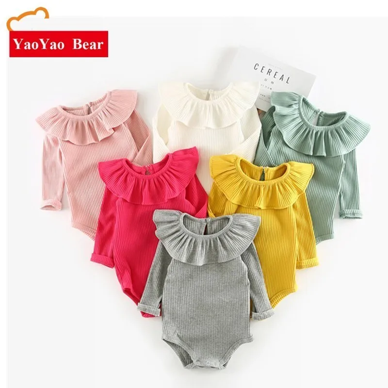 

Baby Girl Knitted Rompers Long Sleeve Jumpsuit Winter Autumn Princess Newborn Baby Clothes Girls Boys Kids Baby Outfits Clothes