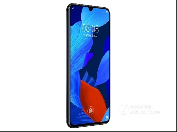 Мобильный телефон HuaWei Nova 5, 6,39 дюймов, Kirin 810, четыре ядра, 8 ГБ ОЗУ, 128 Гб ПЗУ, Bluetooth 5,0, Android 9,0, отпечаток пальца