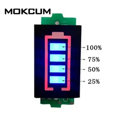 4S 4 серии литиевых батарея ёмкость индикатор модуль В 16,8 в синий дисплей электромобиль батарея мощность Тестер Батарея Индикатор