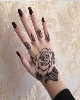 

tattoo sticker waterproof sticker coconut tree Knife flower key tatouage temporaire Water Transfer fake flash tatto for adults