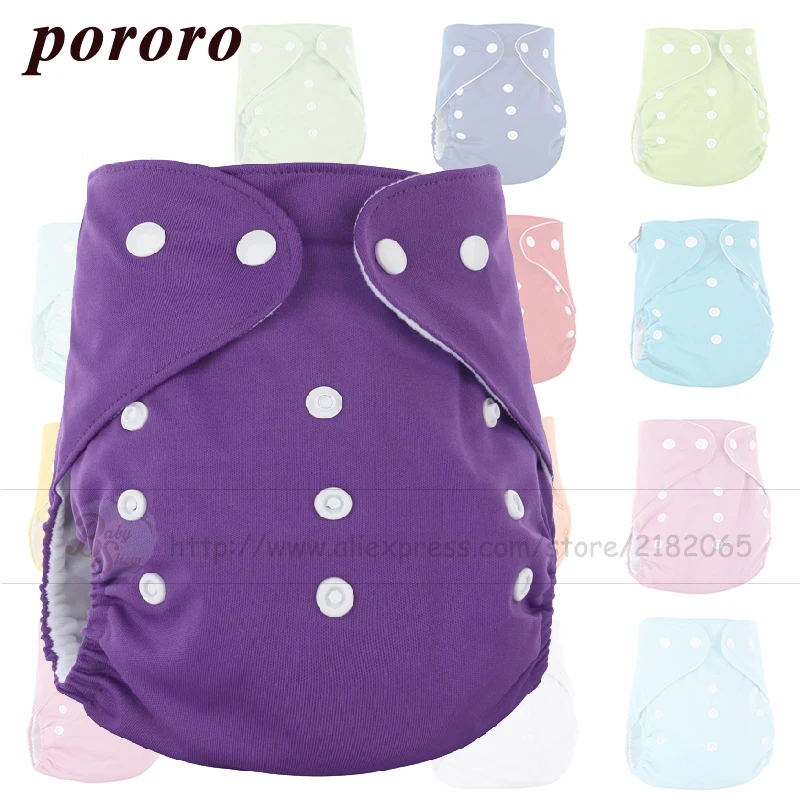 

Pororo Wholesale Reusable 10 Pcs/Bag Baby Cloth Diapers Microfiber Reusable Boy Girl diaper Covers Factory Outlets Free Shipping