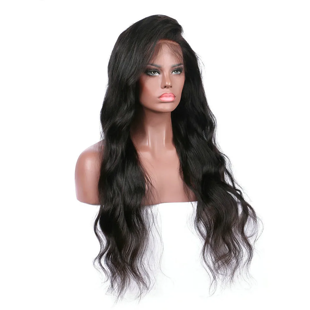 

Wig Hair Women 1pc Curly Wig Glueless Full Wigs Black Women Indian Remy Human Hair Front Hairs Wigs 2019 Jan24