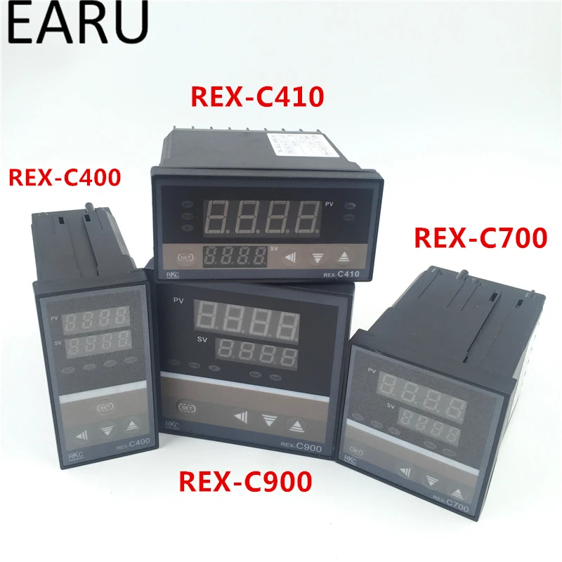 REX-C100 REX-C100FK02-V* цифровой PID контроль температуры Лер SSR выход 0-400 градусов универсальный K PT100 J Тип вход