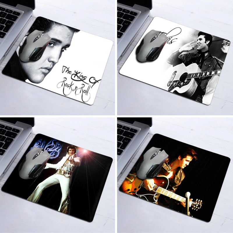 

2016 Speed Control Gaming Surface Elvis Aron Presley Anti-slip Mousepad Computer Mouse Pad Mat Best Durable Design Mousemats