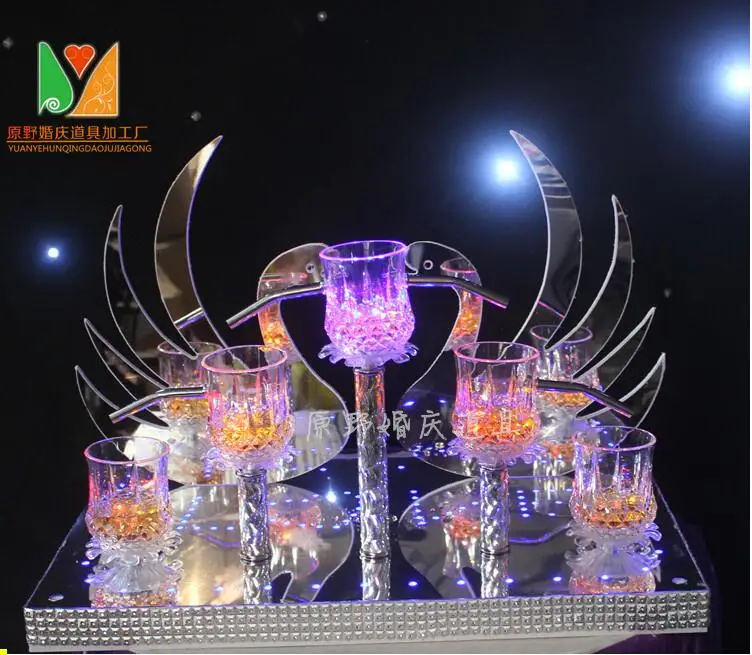 

New wedding ceremony candlestick candlestick wedding champagne tower candlestick wedding items props.