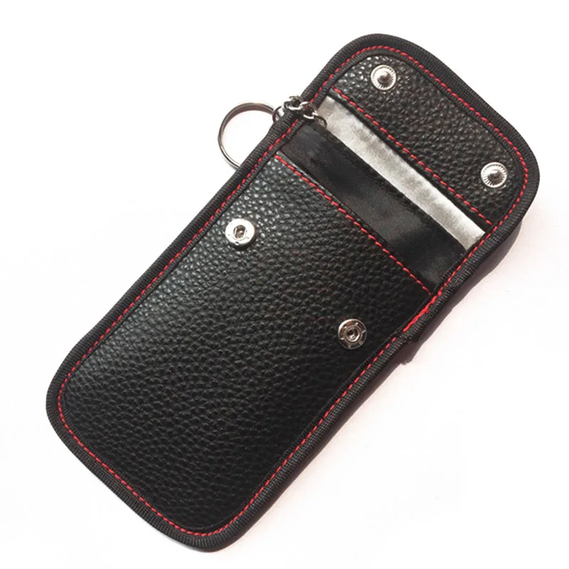 

RFID Signal Blocking Anti Theft Faraday Pouch Case For Keyless Entry Car Key Fob