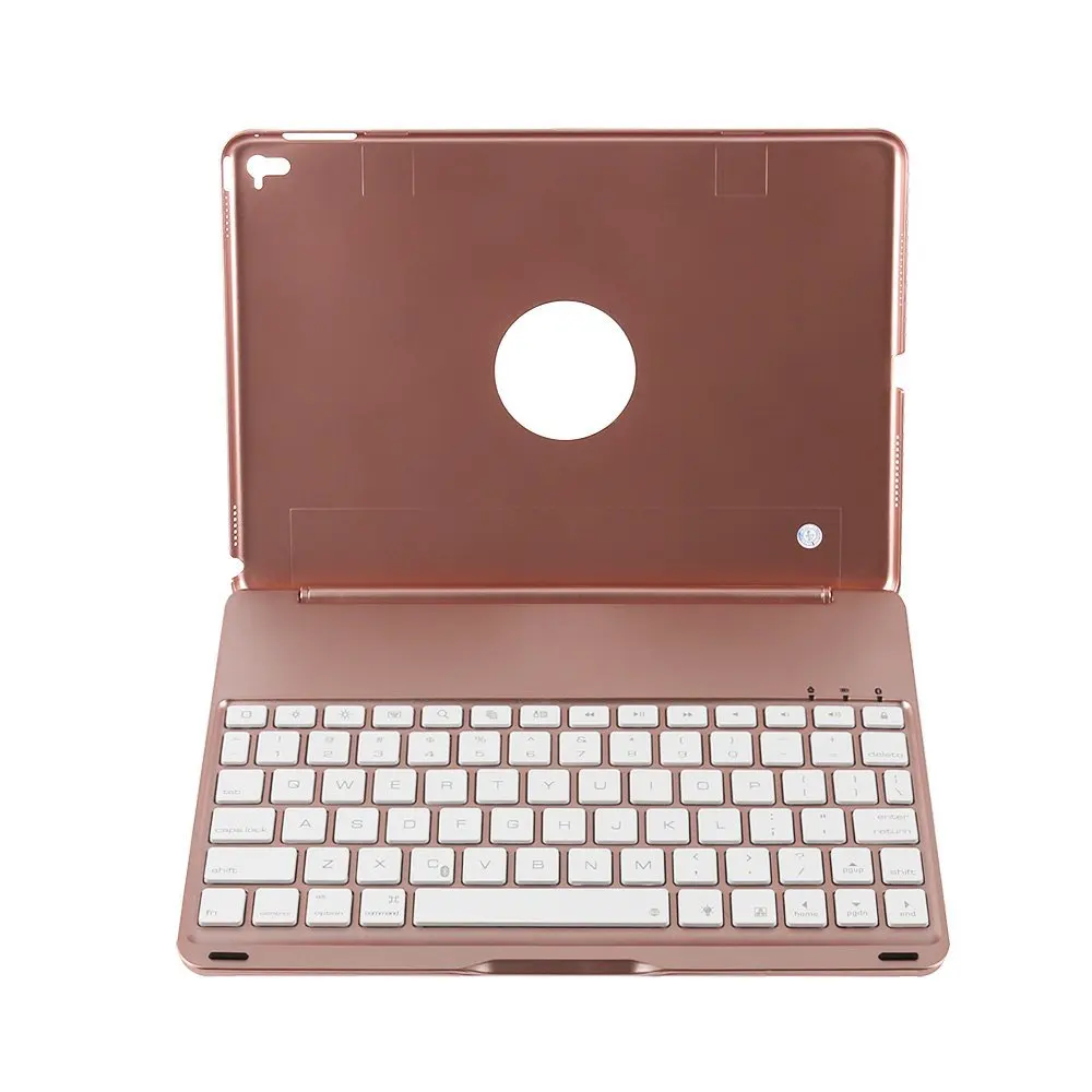 Тонкий чехол для клавиатуры Kemile iPad Pro 9 7 тонкий со светодиодной подсветкой и Bluetooth