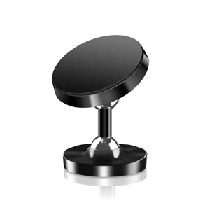 Универсальный автомобильный держатель для телефона sovawin, светящийся магнитный держатель для мобильного телефона с вращением на 360 градусов, алюминиевый держатель для iPhone samsung - Цвет: SH-CH3-Black