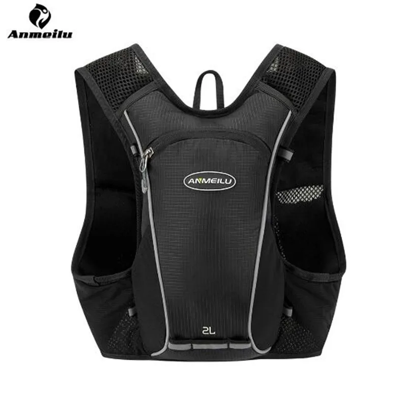

ANMEILU 2L Running Backpack Hydration Bag Outdoor Sport Bag Vest Super Light Cycling Climbing Camping Hiking Running Men Women