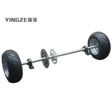 DIY четыре колеса картинг детская коляска ATV UTV тормозной диск роторы Звездочка задний мост с 6 дюймов колеса шины