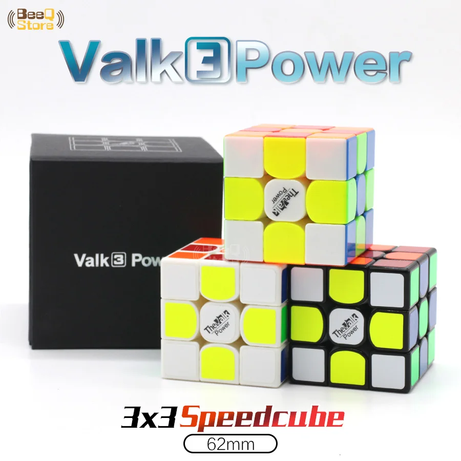 

3x3 Mofangge valk3 Power Magic Cube 3layer Puzzle Magico Cubo Black Stickerless WCA Competition Toy For Kid 3x3x3 Speed Cube