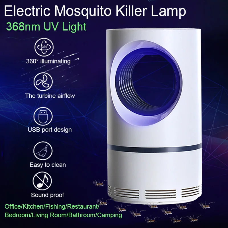 USB лампа-убийца комаров, электронный фотокатализатор, убийца низкого напряжения, жучок, Zapper, без излучения, муха, комаров, насекомых, светильник