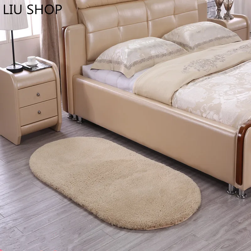 Us 238 30 Di Scontoliu Agnello Spessore Tappeto Camera Da Letto Soggiorno Tavolo Ovale Letto Coperta Letto Moderno E Minimalista Corridoio