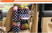 Fashion Car Seat Back Storage Bag Car-styling Car Organizer Multi-functional Baby Items Stowing Tidying Automobiles mummy bag