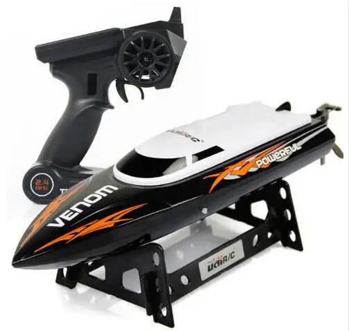 

RC Speed boat Udi001 Udi 001 4CH Tempo Power Venom 2.4G Remote Control Boat with Auto Rectifying Deviation Toys