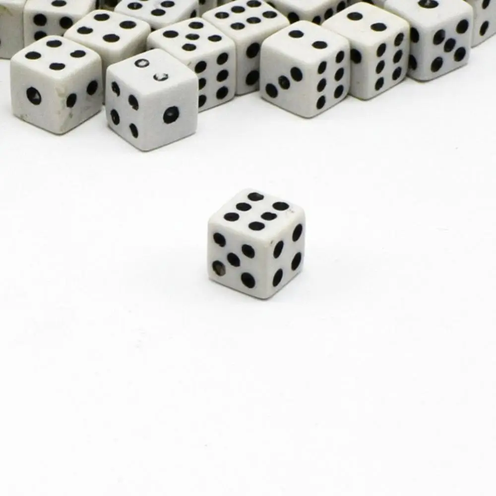 

CHENG WANG Magic Dice 8*8*8MM Super Mini Dice Magic Props Accessories Small Toy Chess Toys Light And Portable