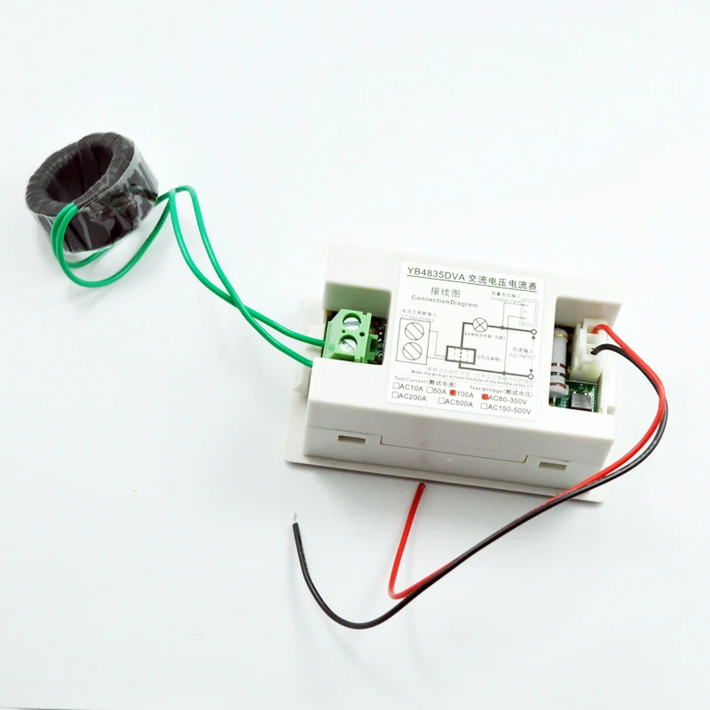 AC 500V 200A 220V 380V 0 Led вольтметр измеритель напряжения тока Амперметр Панель цифровой