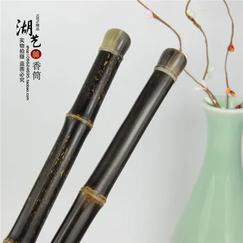 

Boutique zizhu with bamboo long cylinder Mosaic Africa spend horn with fragrant incense tube There are equipment gift