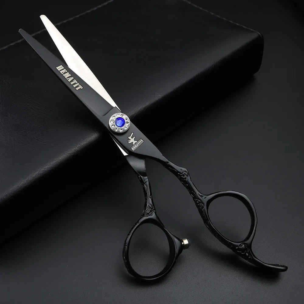 6.0 '' Japan 440C black rose hairdressing scissors cut slimming scissors professional human hair scissors 6.0 '' Japan 440C black rose hairdressing scissors cut slimming scissors professional human hair scissors