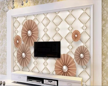 

beibehang behang Wallpaper European pattern soft pack embossed jewelry wallpaper wallpaper TV background wall papers home decor