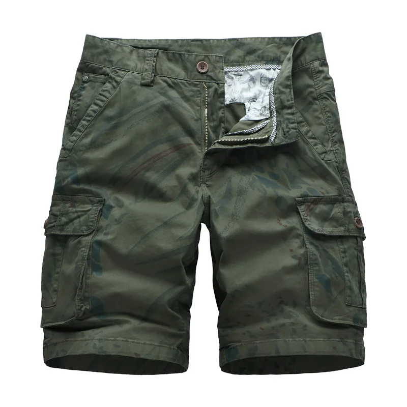 2019 New Summer Multi-pocket Camouflage Mens Shorts Casual Loose Camo Knee-length Mens outdoor Cargo Shorts 2019 New Summer Multi-pocket Camouflage Mens Shorts Casual Loose Camo Knee-length Mens outdoor Cargo Shorts