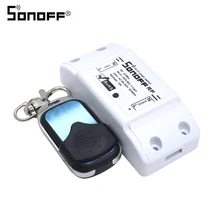 SONOFF RF приемник Wifi беспроводной выключатель света пульт дистанционного управления 433 МГц с 433 контроллером Smart 10A 220 В Поддержка Google Home Alexa