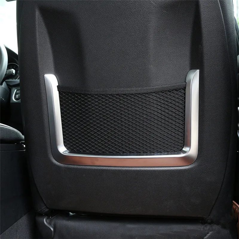 

2 pcs Storage Holder Rear Trunk Back Car Seat Cover Frame Mesh trim Net Decoration Accessories Fit For BMW 3 GT 1 2 4 Series