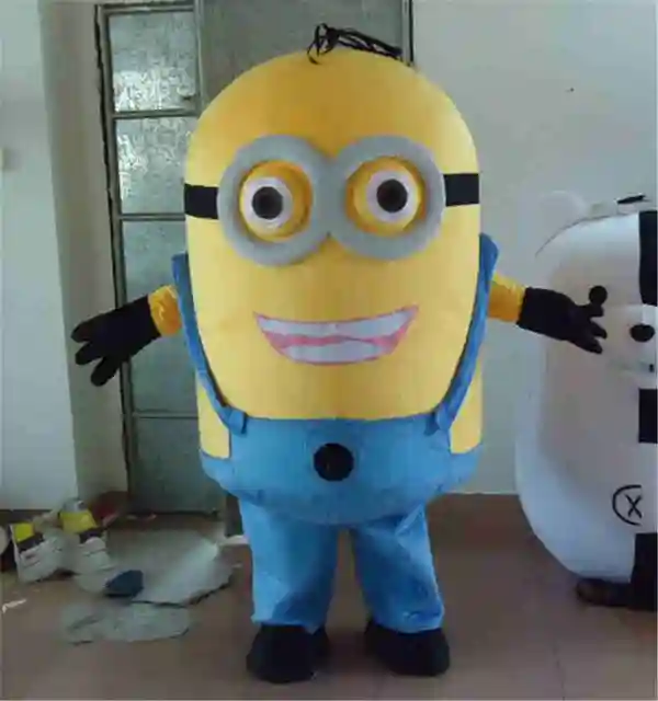 Despicable Minion With Cat Mascot Costume Cosplay Party Dress Outfit