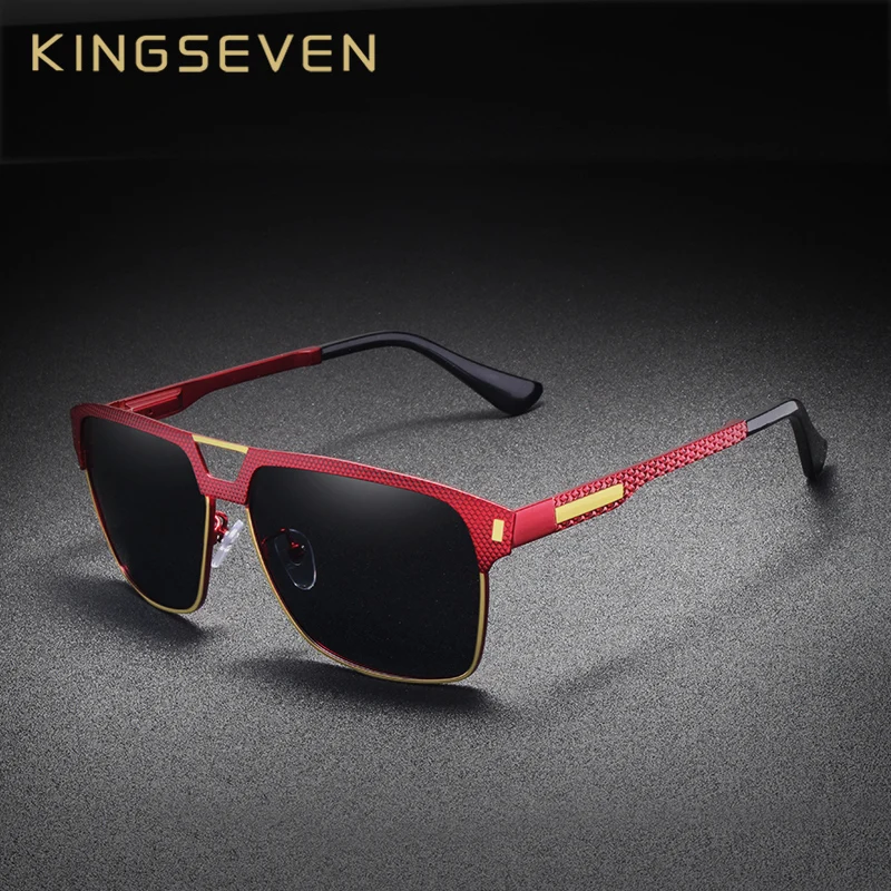 

KINGSEVEN Brand New Classic Polarized Black Sunglasses Women Driving Sun Glasses for woman Shades Eyewear Oculos