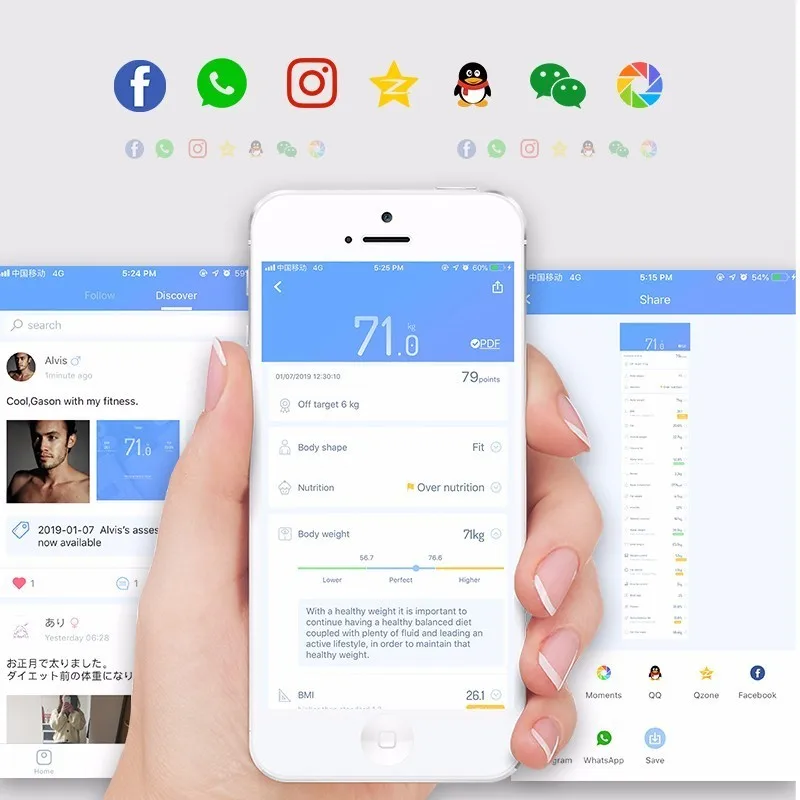 Pаспродажа GASON S6 весы для жировых отложений, напольные, умные, электронные, светодиодный, цифровой, весы для ванной, Bluetooth, приложение для Android или IOS