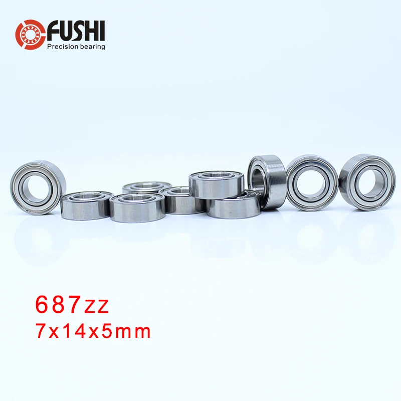 5x10x3 Shielded Miniature Ball Bearing Inner Diameter ID 5mm x OD 10mm x W= 3mm
