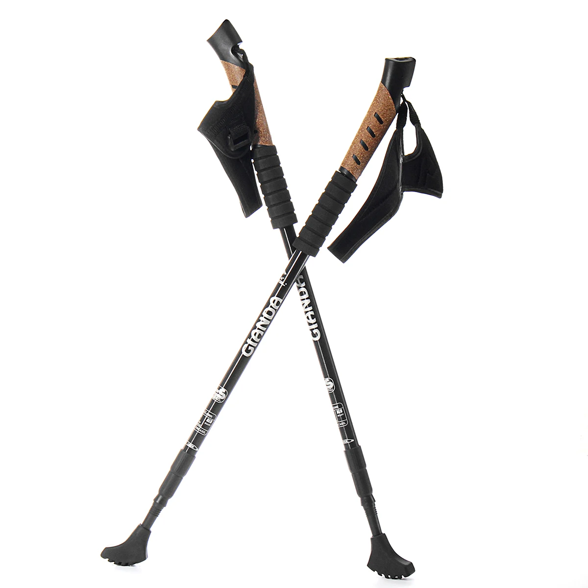 Ferramenta de Emergência Novo Centímetros Bengalas Varas Anti-choque Pólos Trekking Camping Caminhadas 66 1 Par Ajustável-135 11 Varas Anti-choque Pólos Trekking Camping Caminhadas Ferramenta De Emergência