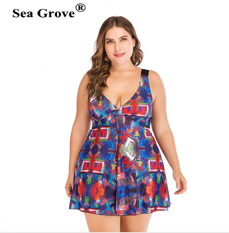 NEW Sexy Stripe print Plus Size Swimwear Large Size Women Push up