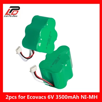 

2pcs/lot 6V 3500mAh Replacement Battery for Ecovacs Deepoo D73 D76 D62 D63 D65 D66 D68 D77 D79 730 760 TBD71 battery Robotics