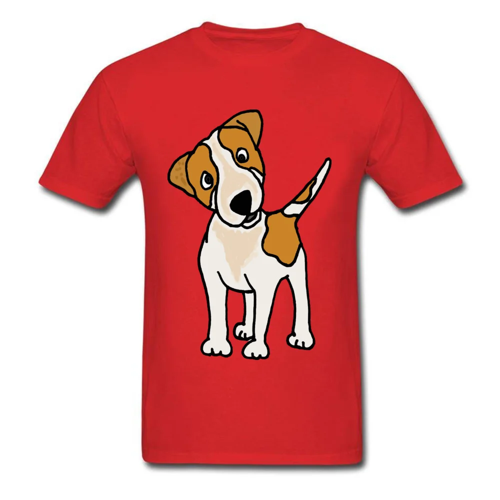 Cool Funny Puppy Jack Russell Terrier Dog_red