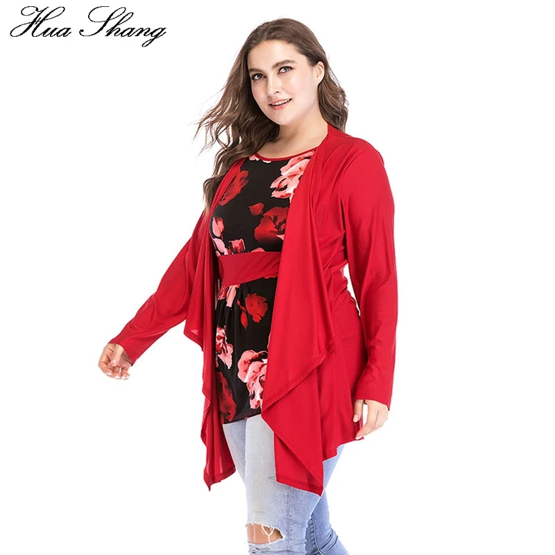 Женская блузка размера плюс 4xl 6xl 2018 весна осень О образный вырез длинный рукав