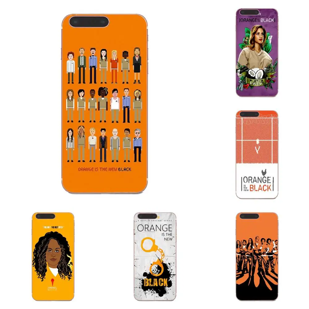 

For Samsung Galaxy Note 5 8 9 S3 S4 S5 S6 S7 S8 S9 S10 mini Edge Plus Lite Soft Tpu Phone Case Cover Orange Is The New Black