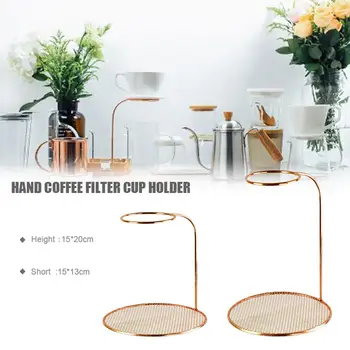 

Hand - Washed Coffee Filter Cup Holder Home Rose Gold Drip Coffee Pot Filter Shelf Coffee Filter Holder Filter Dispenser Rack