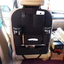 1 шт., новинка, защита на заднее сиденье автомобиля, войлок, аккуратный органайзер, мульти карман, сумка для хранения, универсальные автомобильные аксессуары, чехол на сиденье автомобиля