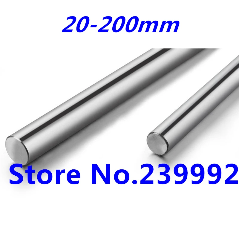 Free Shipping 20mm linear rail 200mm long chrome plated cylinder round rod shaft motion cnc parts | Обустройство дома