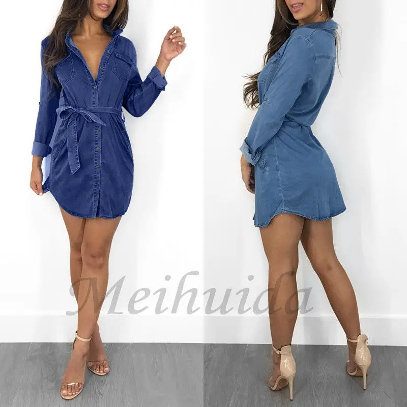 denim shirt dress outfits