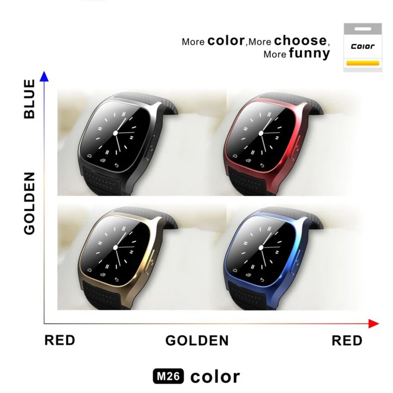 Умные часы Interpad M26 с фитнес трекером шагомером Smartwatch поддержкой громкой связи