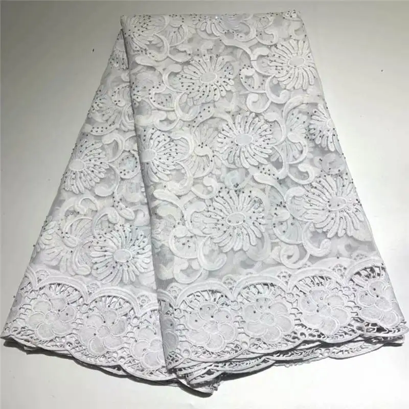 

ZQ!African Lace Fabric 2018 High Quality Lace African Guipure Cord Lace Embroidery Nigerian Wedding Lace Fabric ! P61802